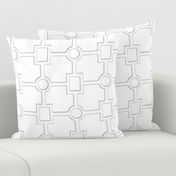 Urban Trellis in White on White