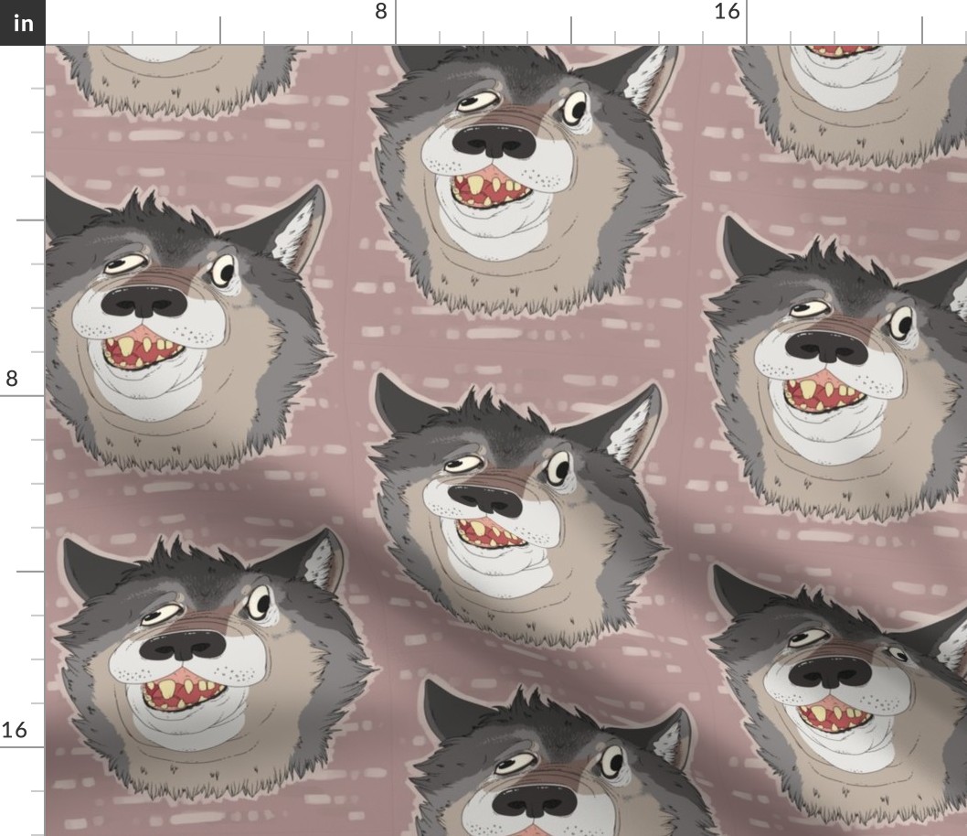 aboiement, chien, doge, stupide, loup, trame Tissus | Spoonflower