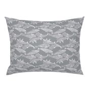 Whales in Gray