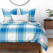 Blue Edged  Lily Big Plaid