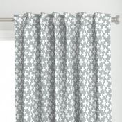 Swiss Crosses - Slate Grey/White by Andrea Lauren