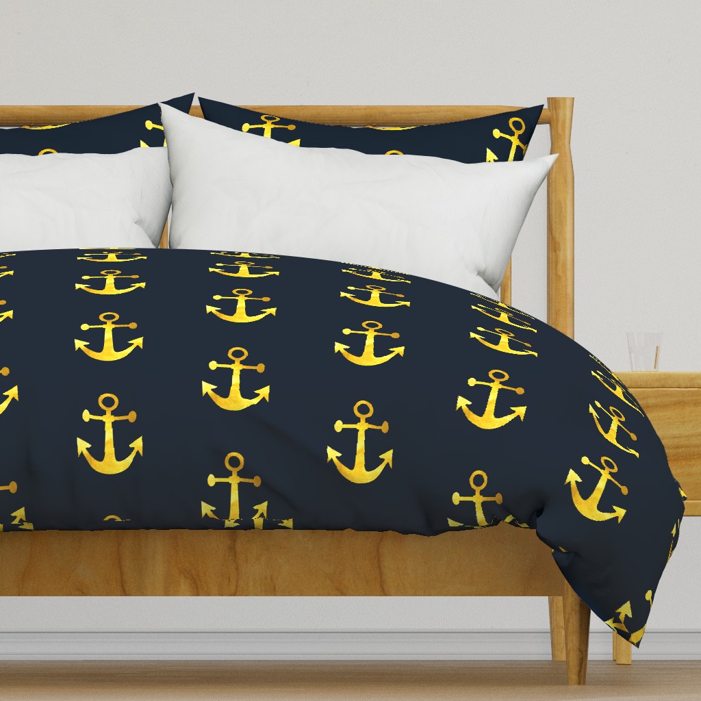 Anchors Aweigh in Gold Dust