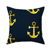 Anchors Aweigh in Gold Dust