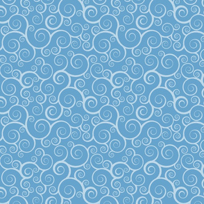 Gumboot Background - Blue