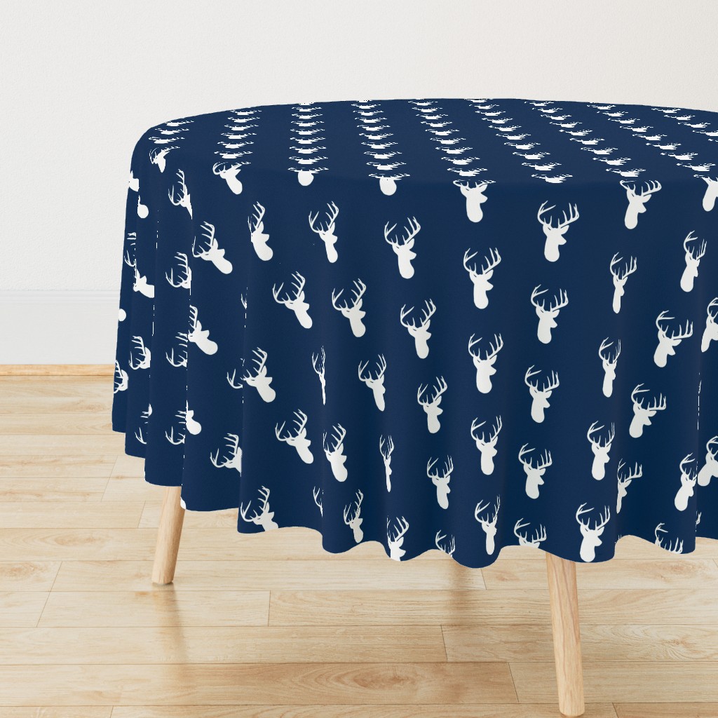 White Deer on Navy