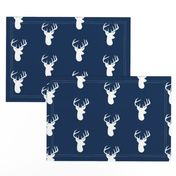 White Deer on Navy