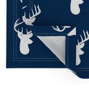 White Deer on Navy