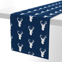 White Deer on Navy