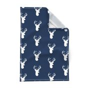 White Deer on Navy