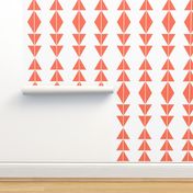 Coral Tribal Triangles