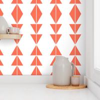 Coral Tribal Triangles