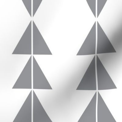 Grey Tribal Triangles