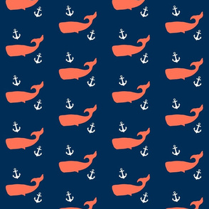 Coral Whales on Navy