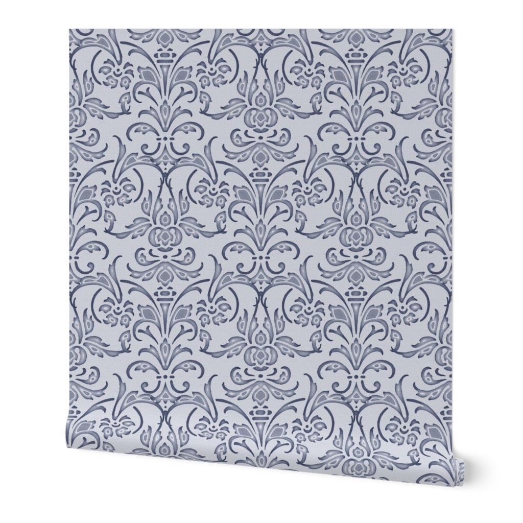 Christobel Damask ~ Blue 