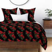 Redoute' Roses ~ Riot of Red ~Jumble ~ Blackmail