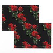 Redoute' Roses ~ Riot of Red ~Jumble ~ Blackmail