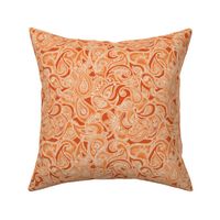 Paisley in orange