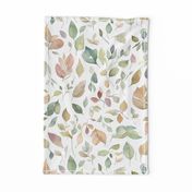 Watercolor Autumn Leaves - Fall Leaf Pattern