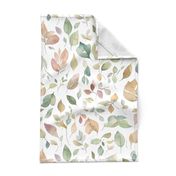 Watercolor Autumn Leaves - Fall Leaf Pattern