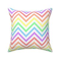 Pastel Rainbow Chevrons