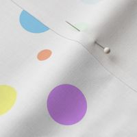 Pastel Rainbow Dots - Small