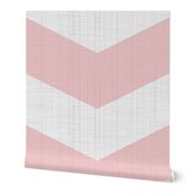 Linen Luxe ~ Chevrons ~ Dauphine and White