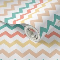 Geometric circus zigzag chevron