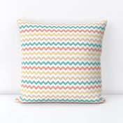 Geometric circus zigzag chevron