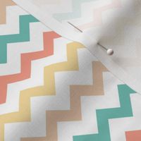 Geometric circus zigzag chevron