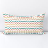 Geometric circus zigzag chevron