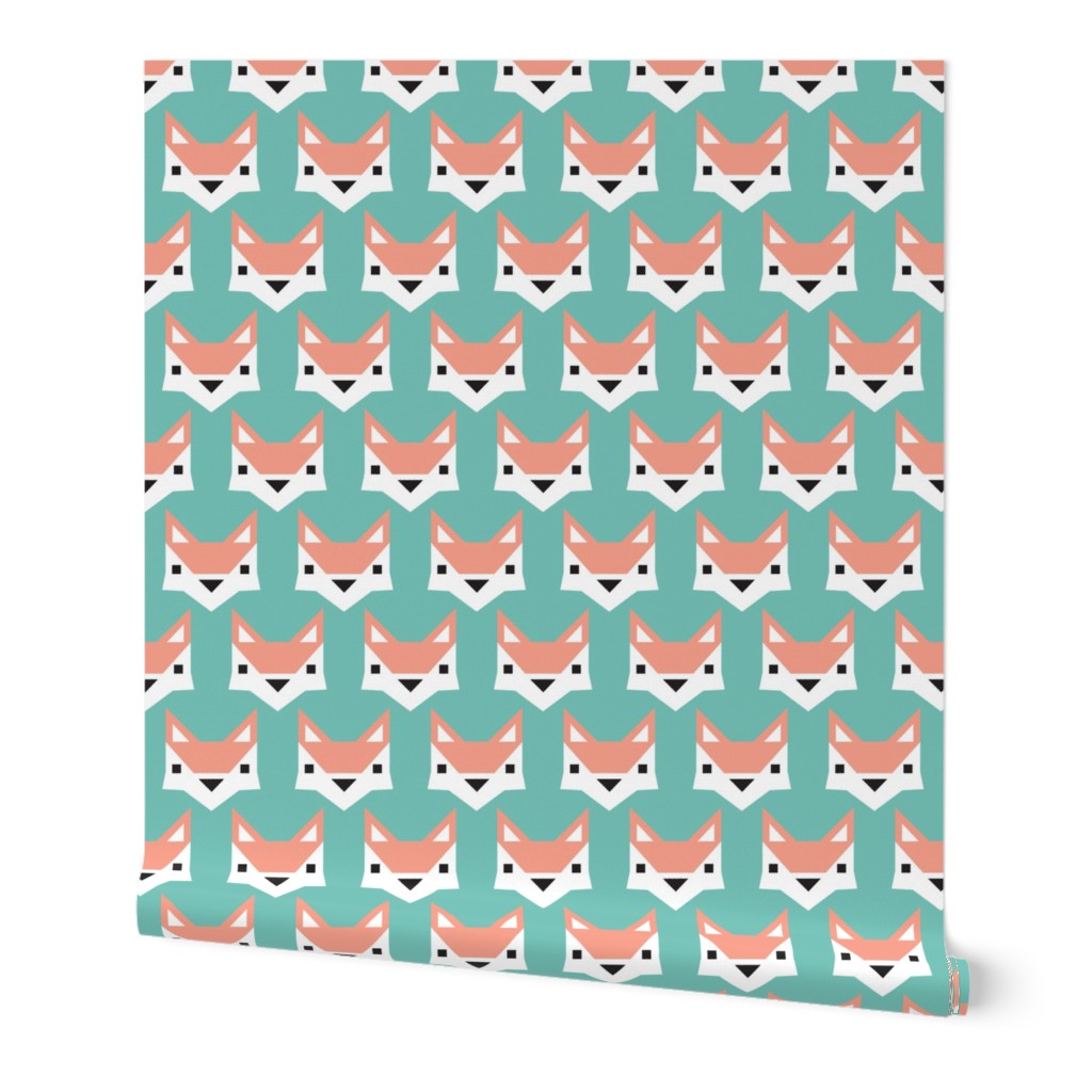 Geometric fox illustration