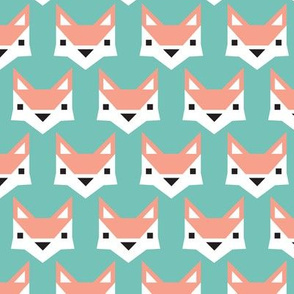 Geometric fox illustration