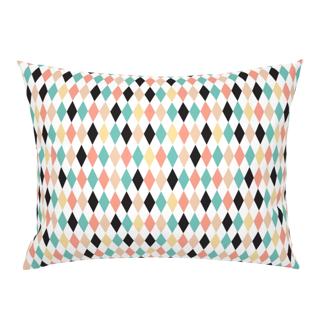 Geometric circus diamond chevron