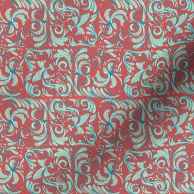 swirly birds broome red