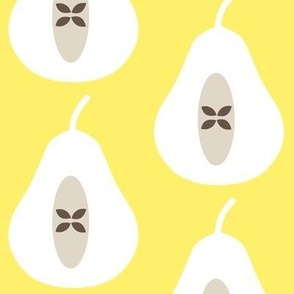 Pear Pale Yellow Large