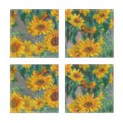 monet's sunflowers (jumbo)