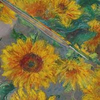 monet's sunflowers (jumbo)