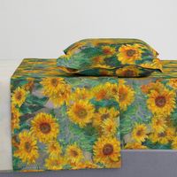 monet's sunflowers (jumbo)