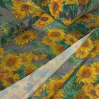 monet's sunflowers (jumbo)