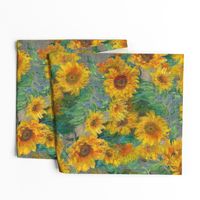 monet's sunflowers (jumbo)