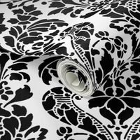 Balmoral Damask ~ Black and White