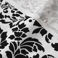 Balmoral Damask ~ Black and White