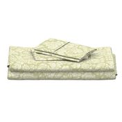 Balmoral Damask ~ Linen Luxe ~ White on Sylvan 