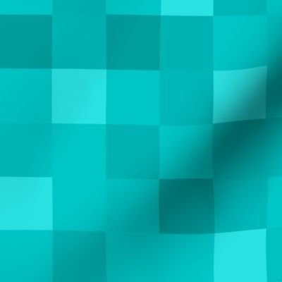 Turquoise Pixel Blocks