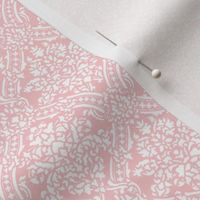 Windsor Damask ~ White on Dauphine