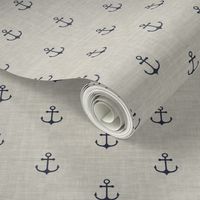 Anchor - Navy beige Texture 