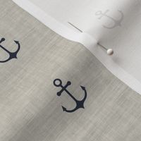 Anchor - Navy beige Texture 
