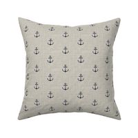 Anchor - Navy beige Texture 