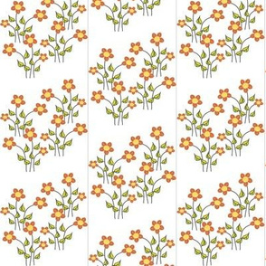 Orange flowers - Petite