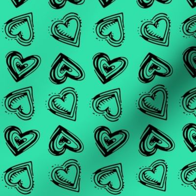 Doodle hearts